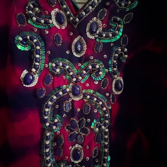 Blue Island Tunic/Cover Up  Fun and Funky Beach Wear   S : S - Picture 2 of 5